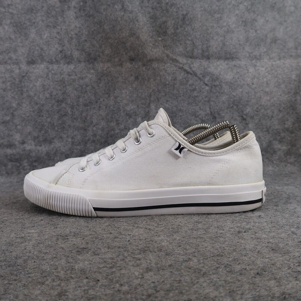 Hurley Shoes Womens 9 Sneakers Casual Canvas Lace Up Ceta Skater Lifestyle White - Picture 4 of 12